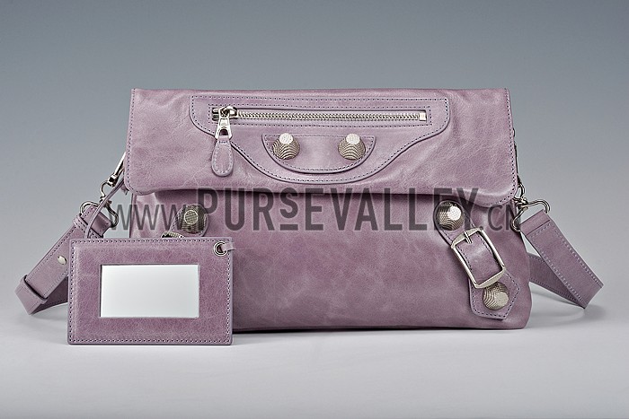 Balenciaga Giant 12 Envelope Clutch Lilac 607851
