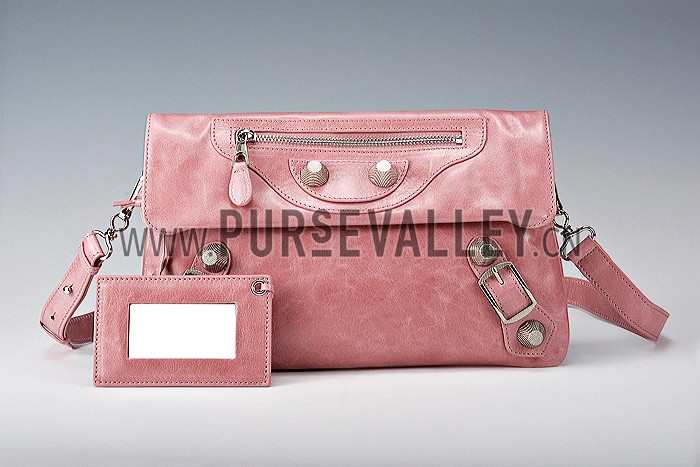 Balenciaga Giant 12 Envelope Clutch Mauve Parme 607852