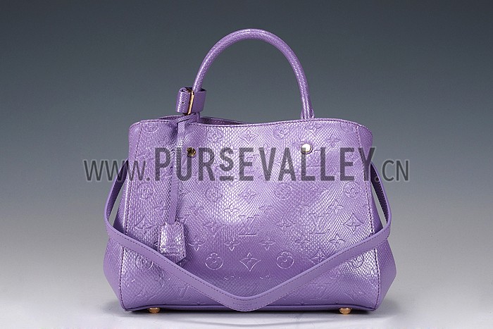 Louis Vuitton Montaigne Empreinte BB Lilas 607869