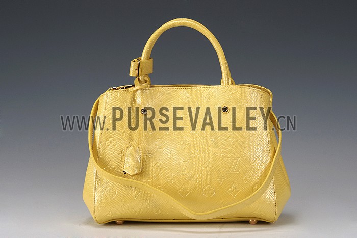 Louis Vuitton Montaigne Empreinte BB Citrine 607871
