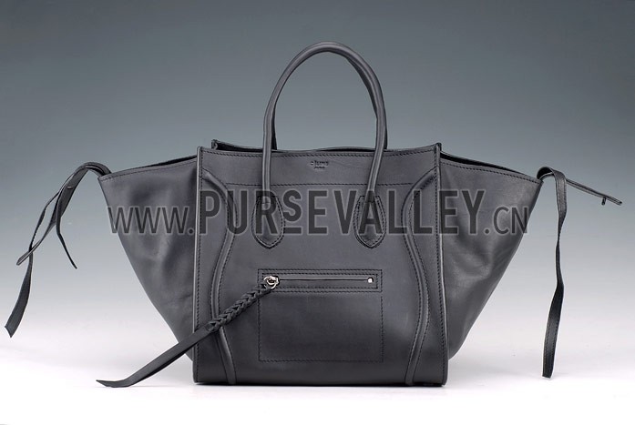 Celine Luggage Phantom Tote Black