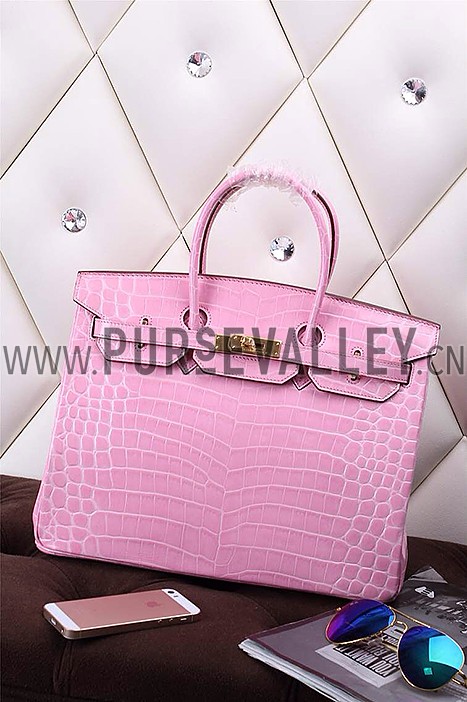 Hermes Birkin 35 Crocodile Pink 608061
