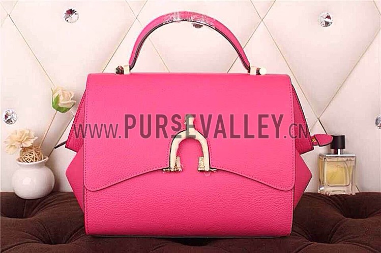 Hermes Stirrup Shoulder Bag Pink 608100