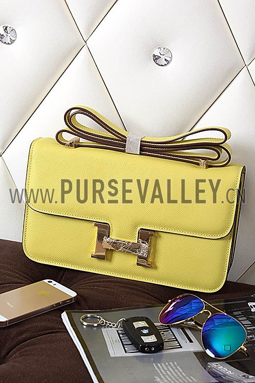 Hermes Constance Elan Yellow 608131