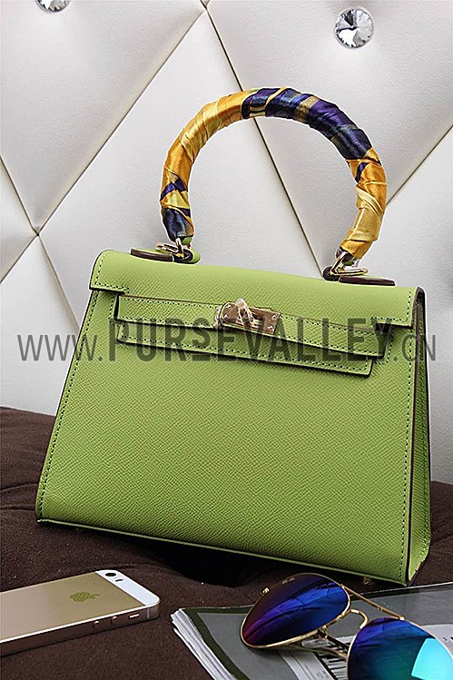 Hermes Kelly Apple Green 608134