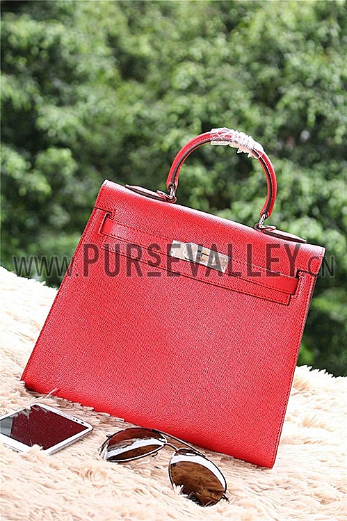 Hermes Kelly 28 Red 608160