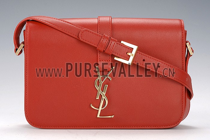 Saint Laurent Universite Flap Bag Red 608211