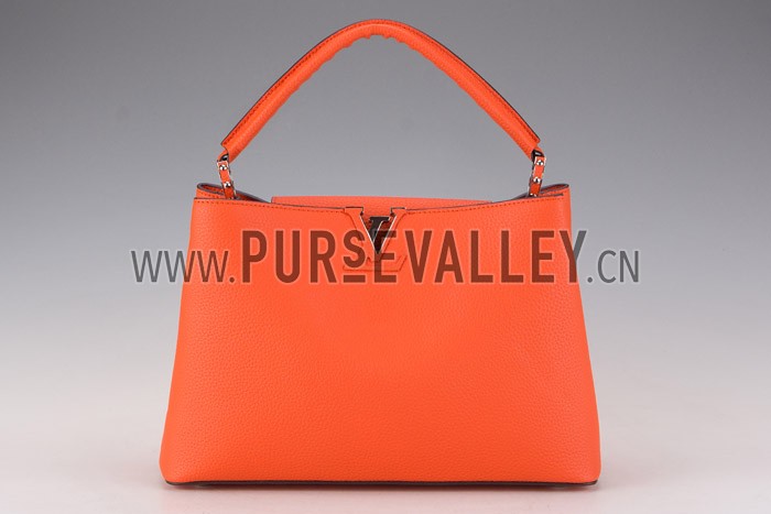 Louis Vuitton Capucines Orange