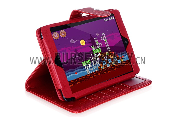 Louis Vuitton Vernis Mini iPad Wallet Case Red