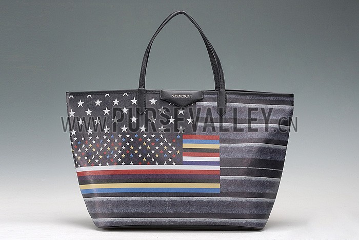 Givenchy Antigona Medium Shopping Tote US Flag 607356