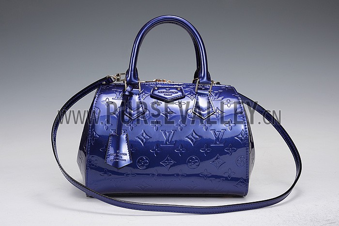 Louis Vuitton Monogram Vernis Montana Blue 607365