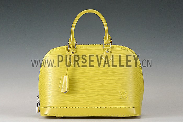 Louis Vuitton Alma PM Pistache Epi Leather 607507