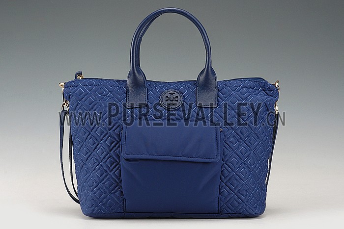 Tory Burch Ariana Satchel Dark Blue 607579