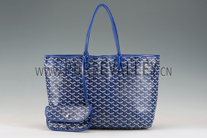 Goyard St Louis Tote Dark Blue 607690