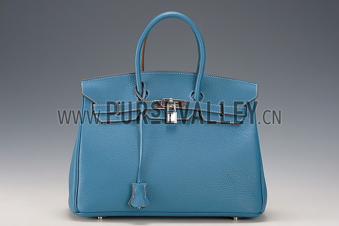 Hermes Birkin Bag Blue