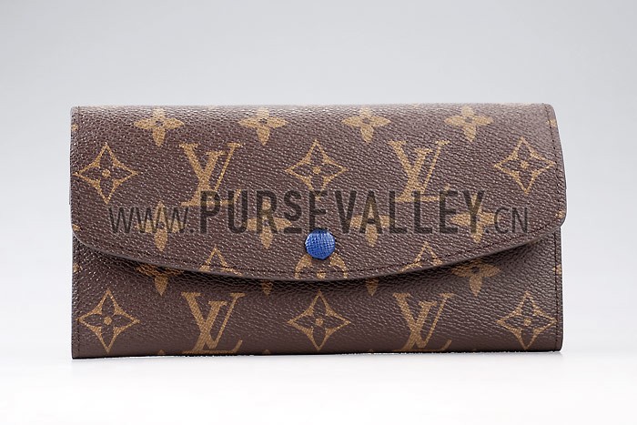 Louis Vuitton Emily Blue Wallet
