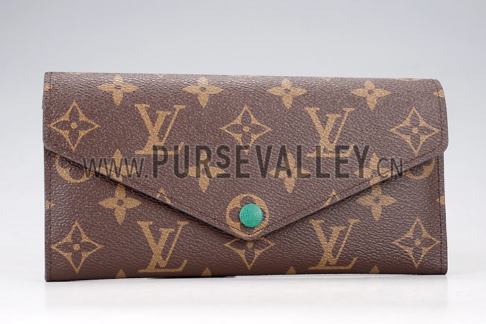 Louis Vuitton Josephine Green Wallet