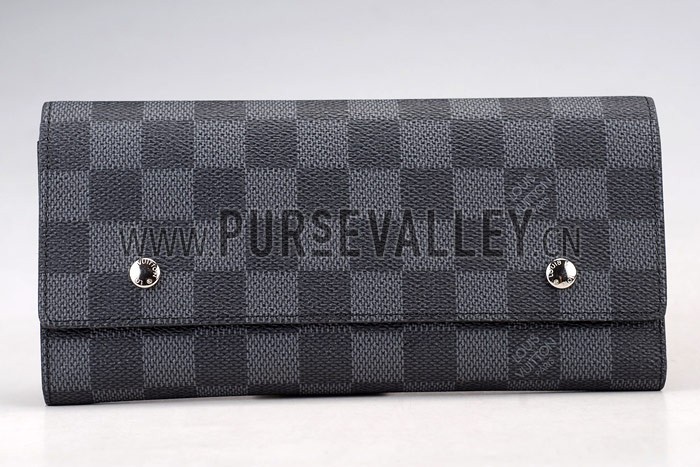 LV Adjustable Damier Graphite Wallet
