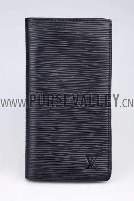 Louis Vuitton Brazza Wallet Black Epi Leather
