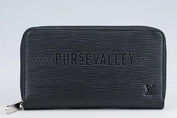 Louis Vuitton Zippy Wallet Black Epi Leather