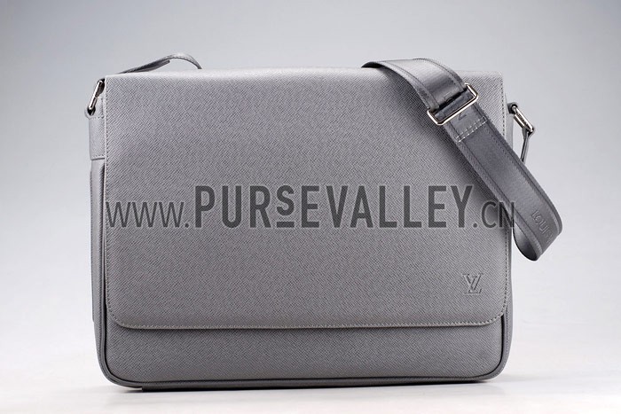 Louis Vuitton Roman MM Taiga Leather Glacier