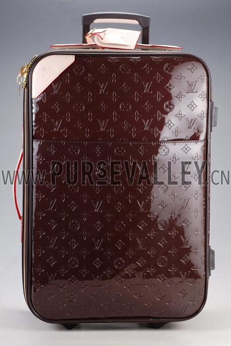 Louis Vuitton Brown Vernis Pegase 55