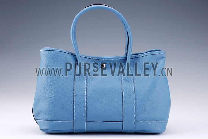 Hermes Garden Party Tote Blue