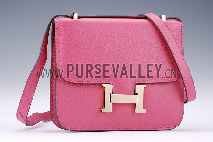 Hermes Constance Pink with Golden Buckle