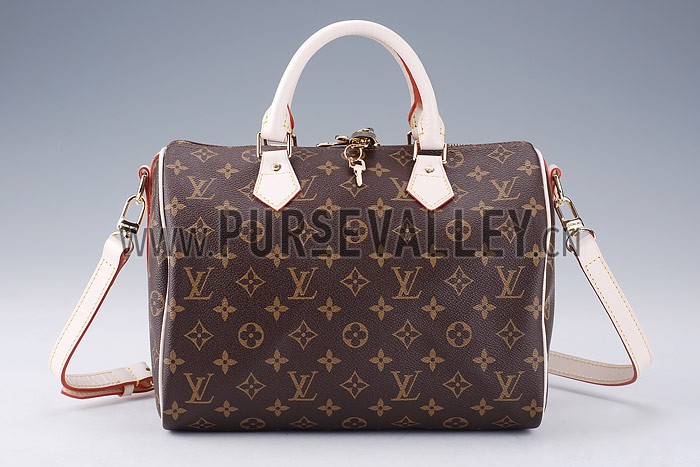 Louis Vuitton Monogram Speedy 30 with Shoulder Strap