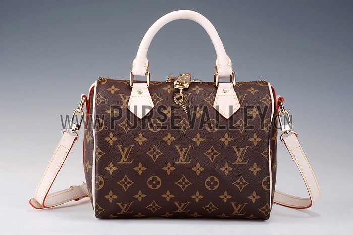 Louis Vuitton Monogram Speedy 25 with Shoulder Strap