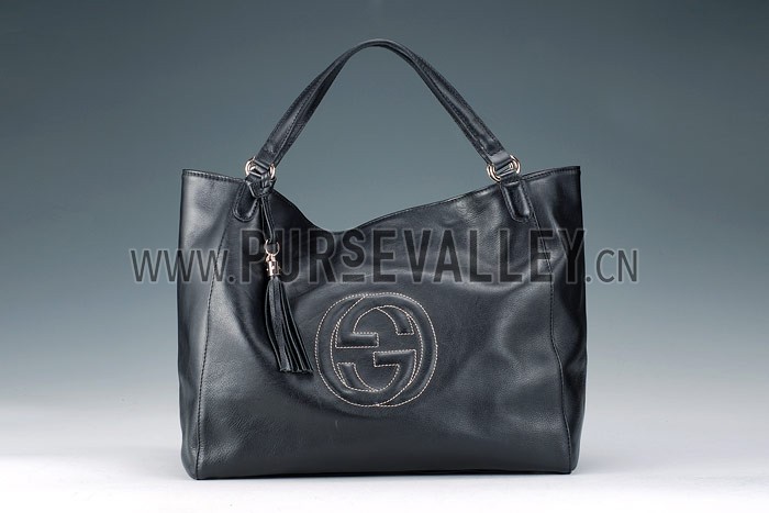 Gucci Soho Large Shoulder Bag Black