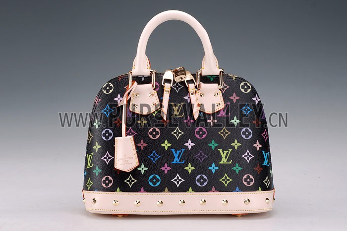Louis Vuitton Black Murakami Alma PM