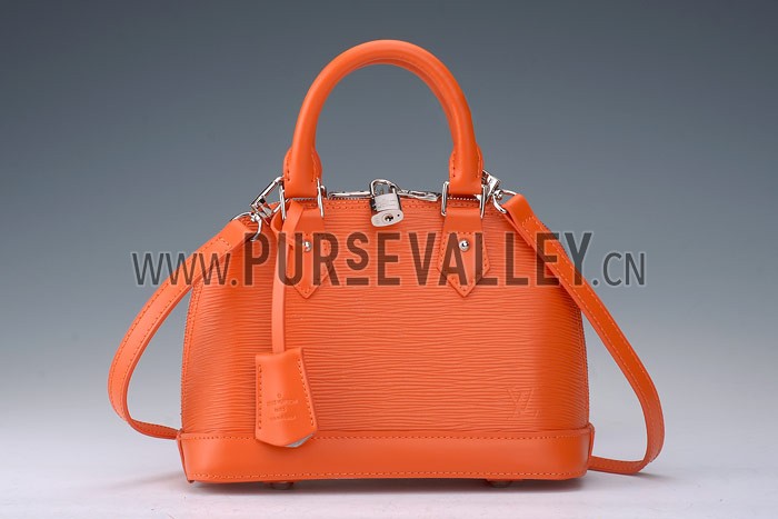 Louis Vuitton Alma PM Epi Learher Orange