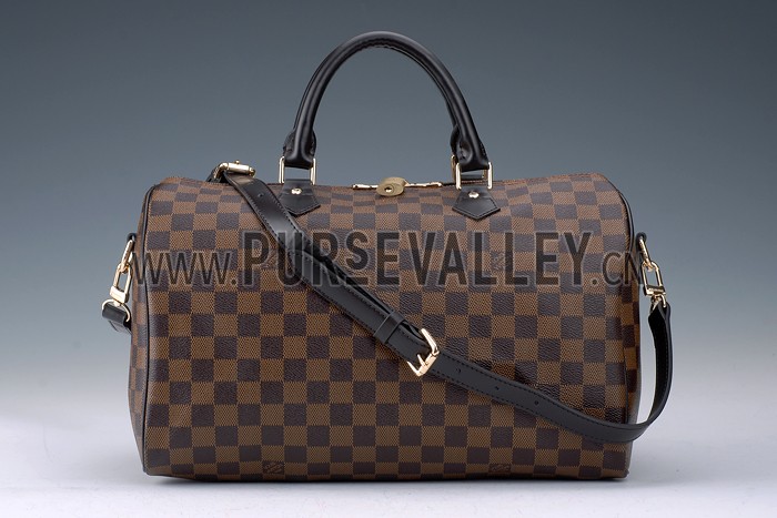 Louis Vuitton Damier Speedy 35 with Shoulder Strap