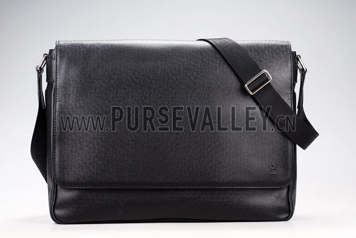 Louis Vuitton Roman GM Taiga Leather Black