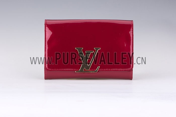 Louis Vuitton Monogram Vernis Neo Sobe Clutch Louise Red