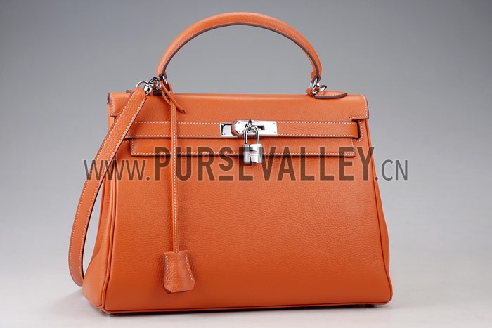 Hermes Kelly Small Orange-Brown Tan