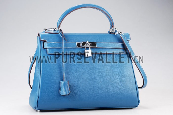 Hermes Kelly Small Blue