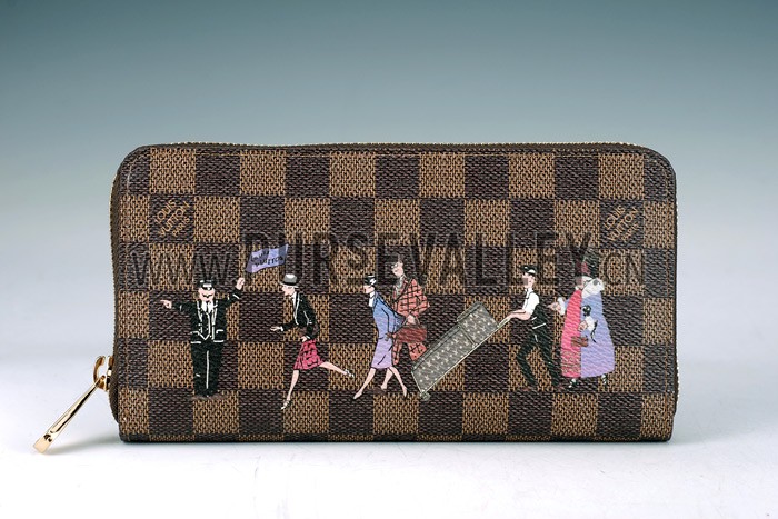 Louis Vuitton Damier Zippy Illustre Travel