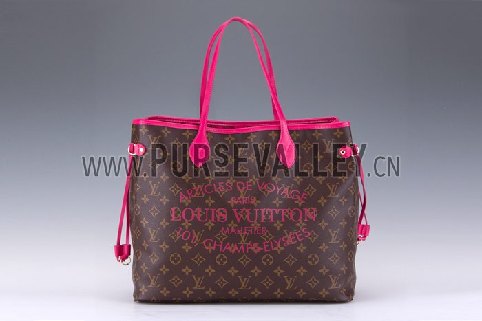 Louis Vuitton Monogram Neverfull GM Indian Rose