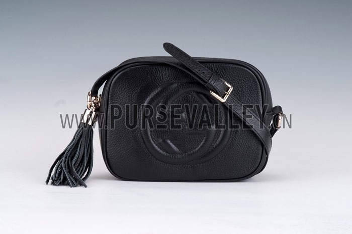 Gucci Soho Disco Shoulder Strap Bag Black