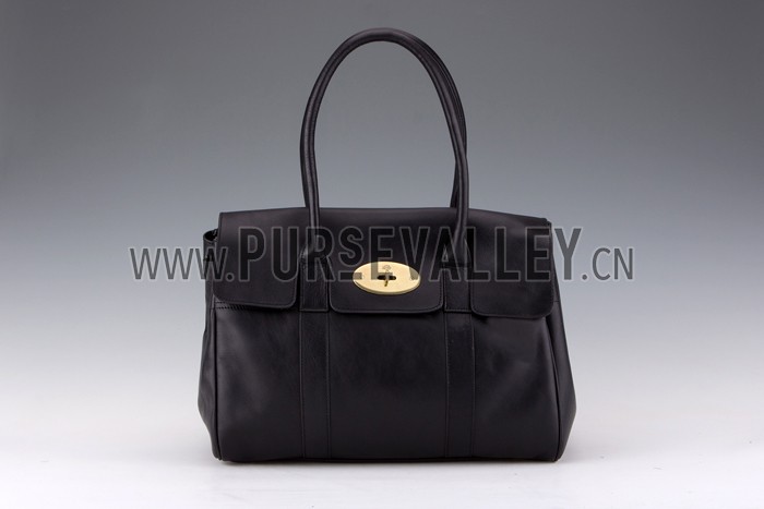 Mulberry Bayswater Cognac Leather Shoulder Bag