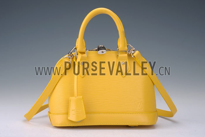 Louis Vuitton Alma PM Epi Leather Yellow