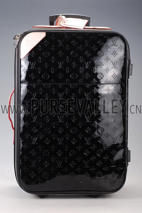 Louis Vuitton Black Vernis Pegase 55