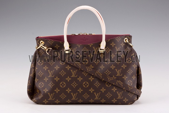 Louis Vuitton Monogram Pallas Dark Red GM