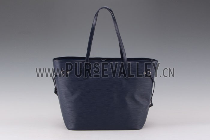 Louis Vuitton Neverfull MM Epi Leather Dark Blue