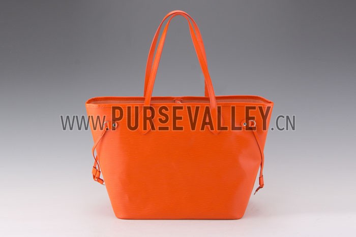 Louis Vuitton Neverfull MM Epi Leather Orange