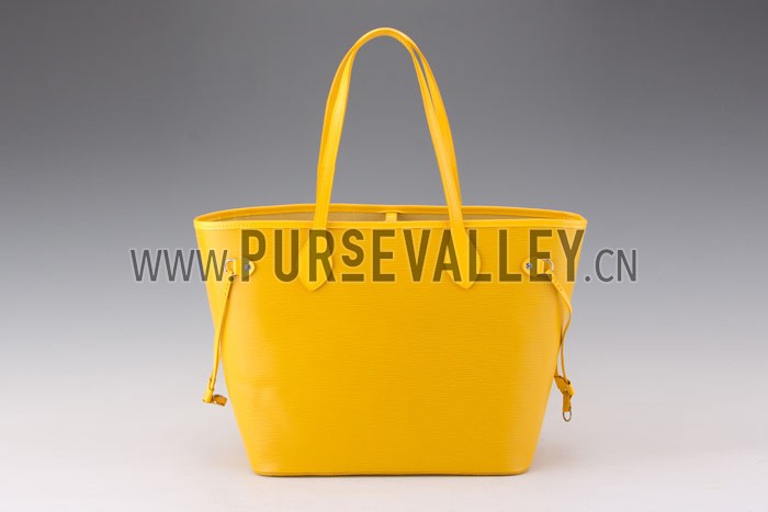 Louis Vuitton Neverfull MM Epi Leather Yellow