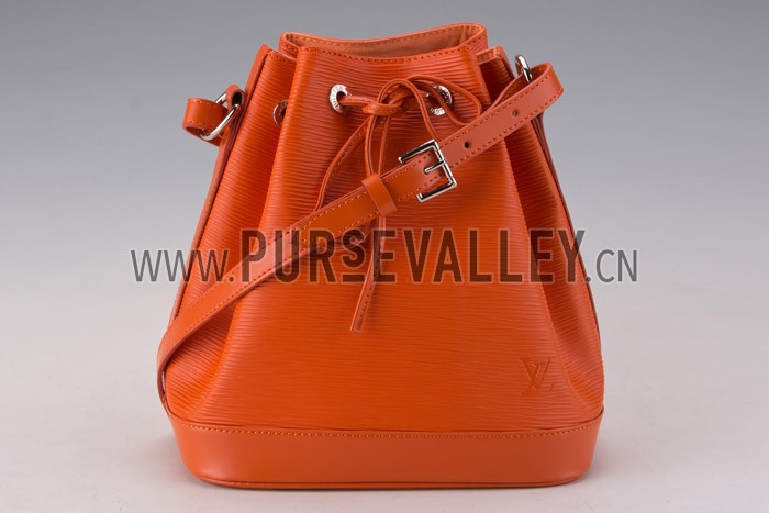 Louis Vuitton Noe BB Epi Orange Drawstring Bag