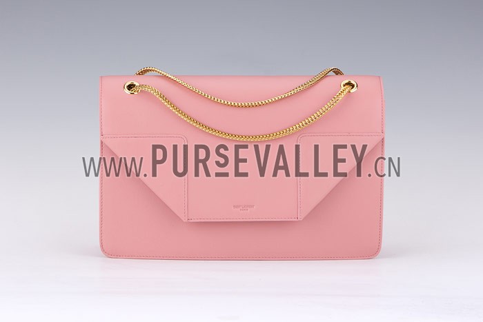 YSL Betty Medium Chain Shoulder Light Pink